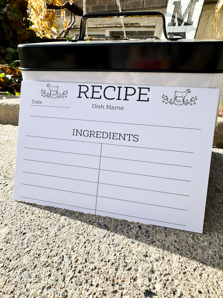 The Aunt Bee Recipe Card
