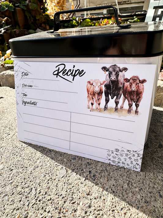 The SA CattleCo Recipe Card