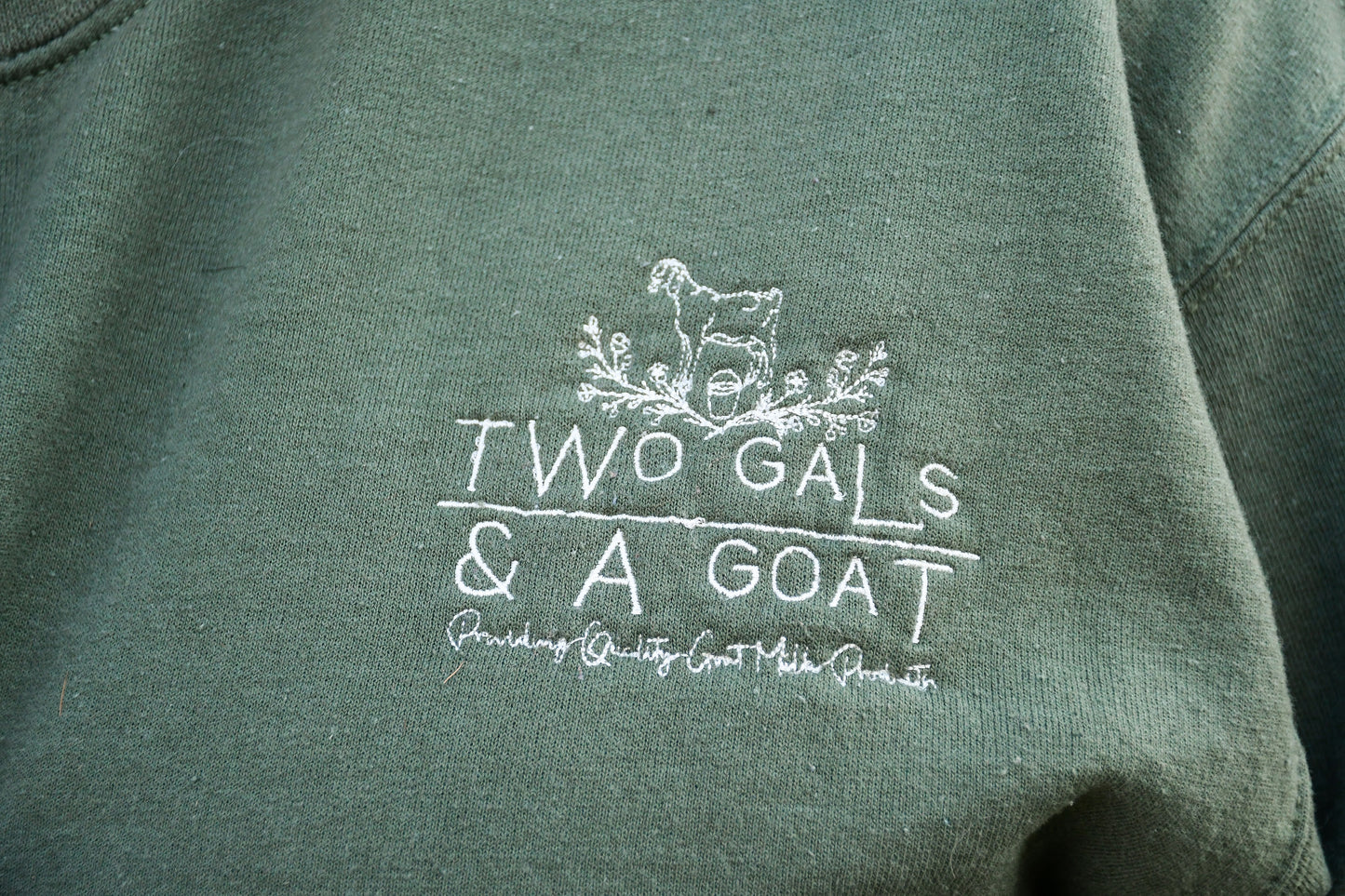 Two Gals Crew Neck Sweatshirt